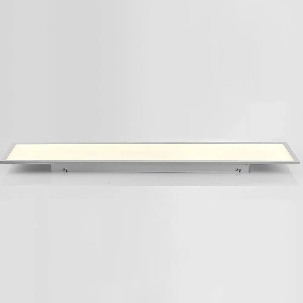 Lindby Arbejdsrum/Kontor|Gang > LED-panel Quais, 30 x 120 cm, hvid, aluminium, 4.000K