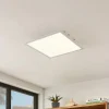 Arbejdsrum/Kontor|Loftlamper ^ Lindby LED-panel Quais, 40 x 40 cm, hvid, aluminium, 4.000K