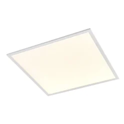 Lindby Arbejdsrum/Kontor > LED-panel Quais, 60 x 60 cm, hvid, aluminium, 4.000K