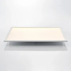 Lindby Arbejdsrum/Kontor > LED-panel Quais, 60 x 60 cm, hvid, aluminium, 4.000K