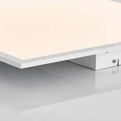Lindby Arbejdsrum/Kontor > LED-panel Quais, 60 x 60 cm, hvid, aluminium, 4.000K