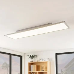 Arbejdsrum/Kontor|Gang ^ Lindby LED-panel Stenley, CCT, 120 cm x 30 cm, dæmpbar