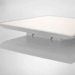 Arbejdsrum/Kontor|Gang ^ Lindby LED-panel Stenley, 4.000 K, 60 cm x 60 cm, sølv/hvid