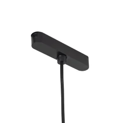 Lindby Skinnesystem > LED-pendellampe Lumaro, sort,Ø6,2 cm,48V,dæmpbar