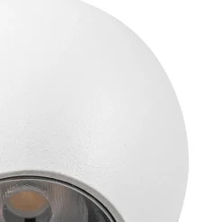 Lindby Skinnesystem > LED-pendellampe Lumaro, hvid, Ø 6,2 cm, 48V, dæmpbar