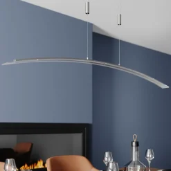 Lindby Pendellamper|Pendellamper > LED-pendellampe Manon, højdejusterbar, grå, metal