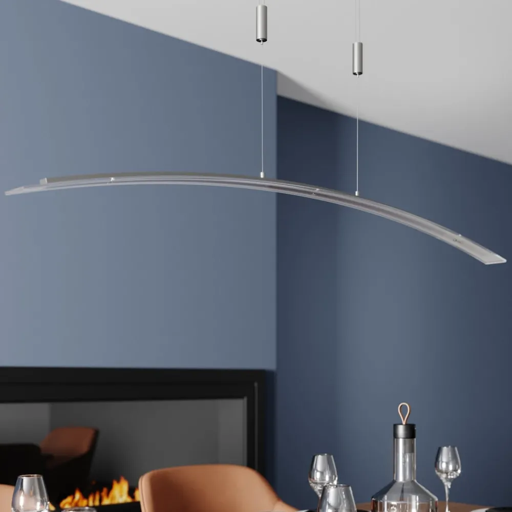 Lindby Pendellamper|Pendellamper > LED-pendellampe Manon, højdejusterbar, grå, metal