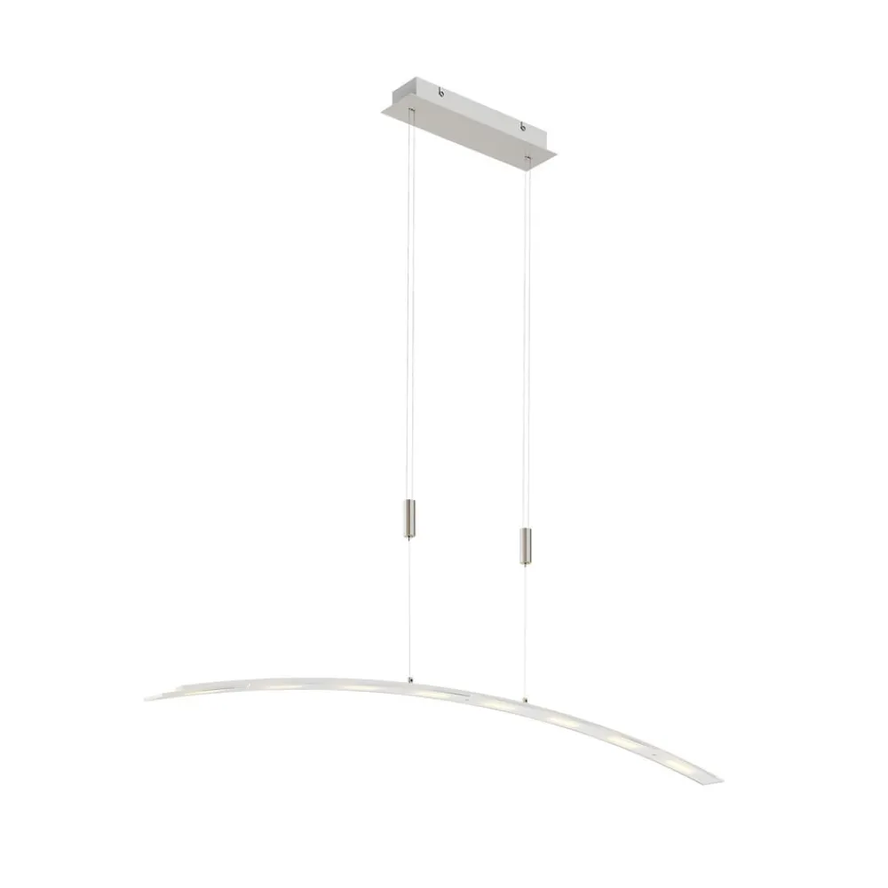 Lindby Pendellamper|Pendellamper > LED-pendellampe Manon, højdejusterbar, grå, metal