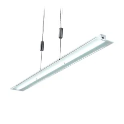 Arbejdsrum/Kontor|Pendellamper ^ Lindby LED-pendellampe Sladja, krom, glas, touchdæmper