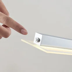 Arbejdsrum/Kontor|Pendellamper ^ Lindby LED-pendellampe Sladja, krom, glas, touchdæmper