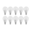 Lindby Led Pærer > LED-pære E14 G45 4,5W 3.000K opal sæt med 10 stk