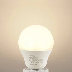 Lindby Led Pærer > LED-pære E14 G45 4,5W 3.000K opal sæt med 10 stk