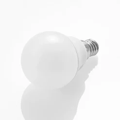 Lindby Led Pærer > LED-pære E14 G45 4,5W 3.000K opal sæt med 10 stk