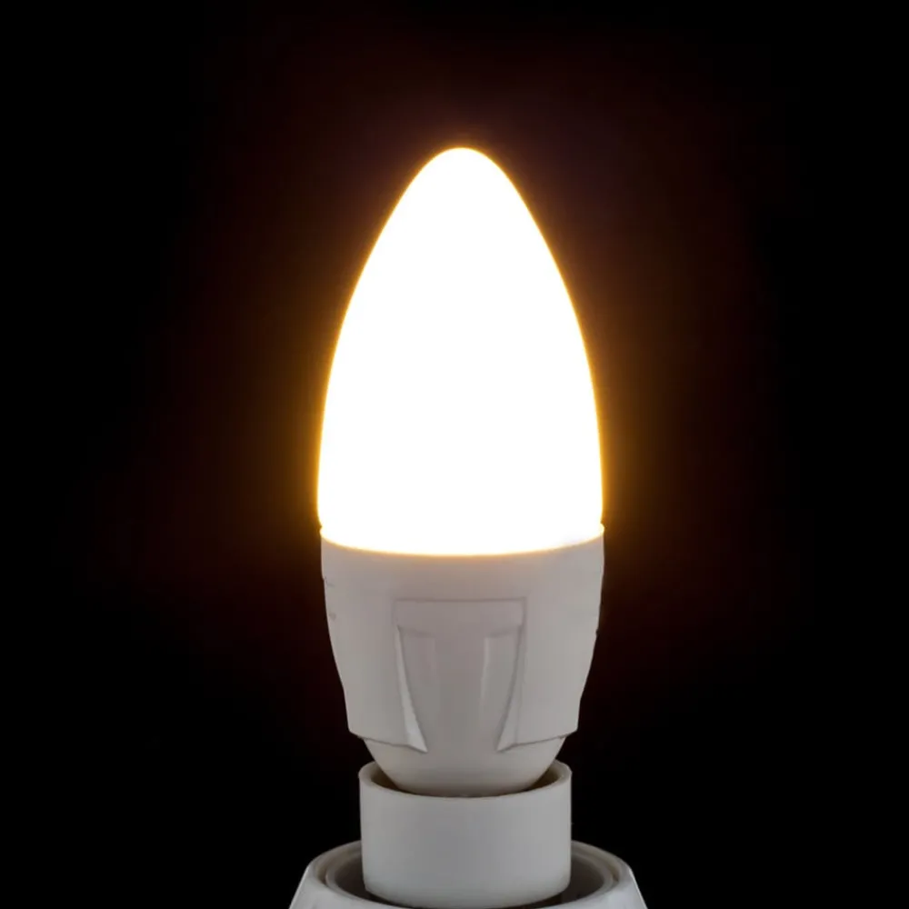 Lindby Led Pærer > LED-pære, E14, 4,9 W, mat, 3.000 K