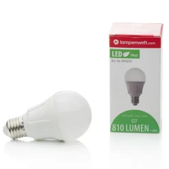 Lindby Led Pærer > LED-pære, E27, 8,5 W, mat, 3.000 K, 806 lm