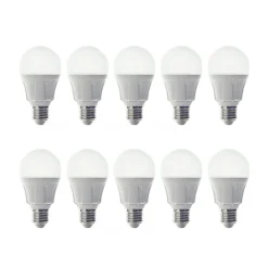 Lindby Led Pærer > LED-pære, E27, 11 W, opal, 3.000 K, sæt med 10 stk