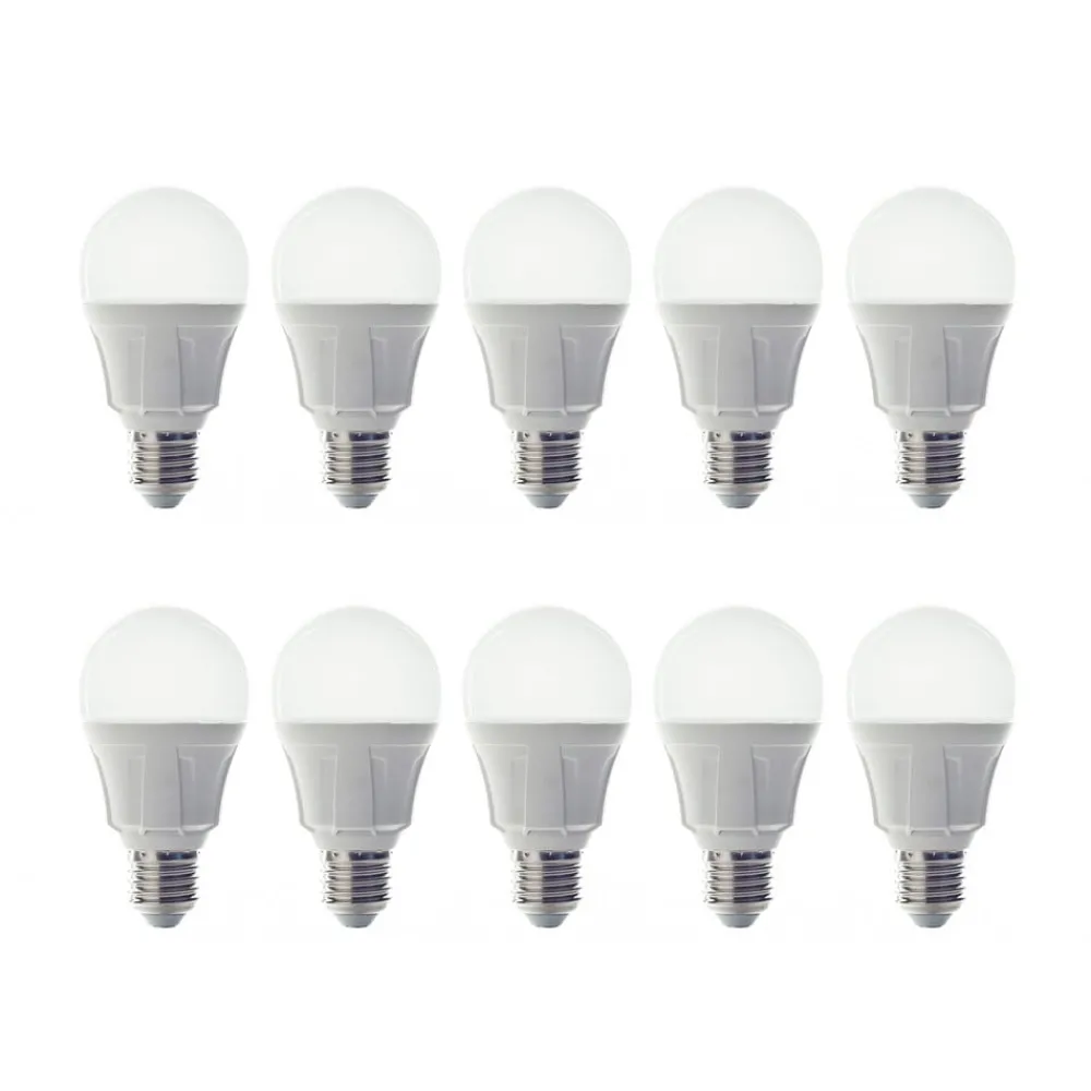 Lindby Led Pærer > LED-pære, E27, 11 W, opal, 3.000 K, sæt med 10 stk