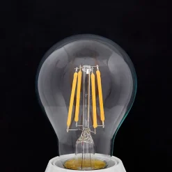 Lindby Filament Pære|Led Pærer > LED-pære, glødetråd, E27, 4W, klar, 2700K