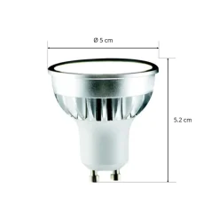 Lindby Led Pærer > LED-pære, reflektorpære, GU10, 5 W, klar, 3.000 K