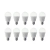 Lindby Led Pærer > LED-pære, sæt med 10 stk, E27, 8,5 W, mat, 3.000 K