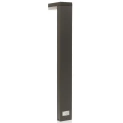 Solcelle Lampe Med Sensor|Gadebelysning Med Sensor ^ Lindby LED-pullert Chioma, antracit, sensor