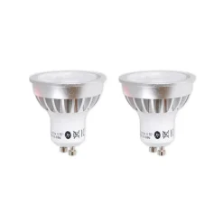 Lindby Led Pærer > LED-reflektor GU10 5 W klar 3.000 K 55° sæt med 2 stk