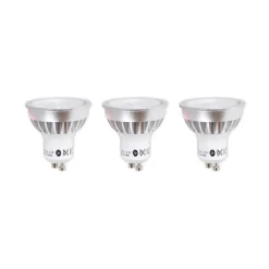 Led Pærer ^ Lindby LED-reflektor GU10 5 W klar 3.000 K 55° sæt med 3 stk