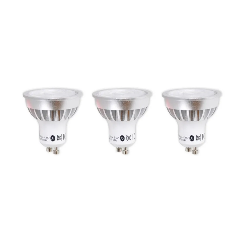 Led Pærer ^ Lindby LED-reflektor GU10 5 W klar 3.000 K 55° sæt med 3 stk