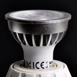 Led Pærer ^ Lindby LED-reflektor GU10 5 W klar 3.000 K 55° sæt med 3 stk