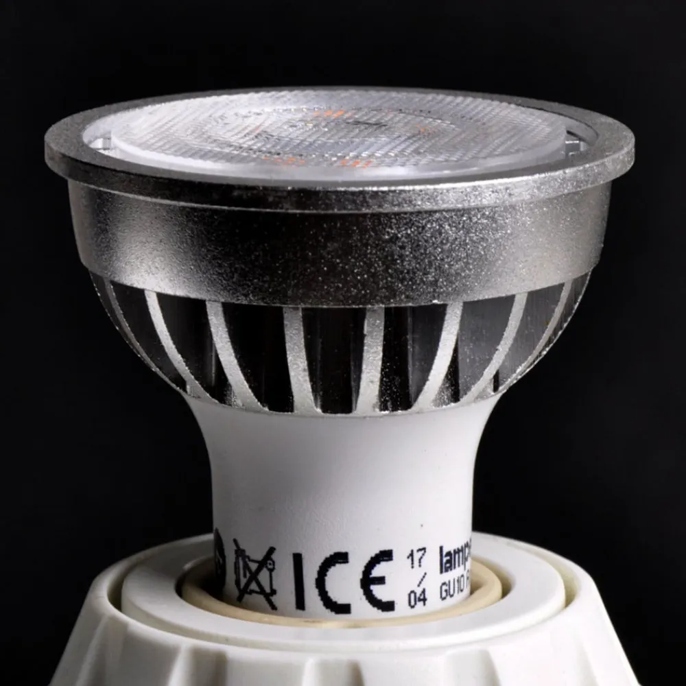 Led Pærer ^ Lindby LED-reflektor GU10 5 W klar 3.000 K 55° sæt med 3 stk