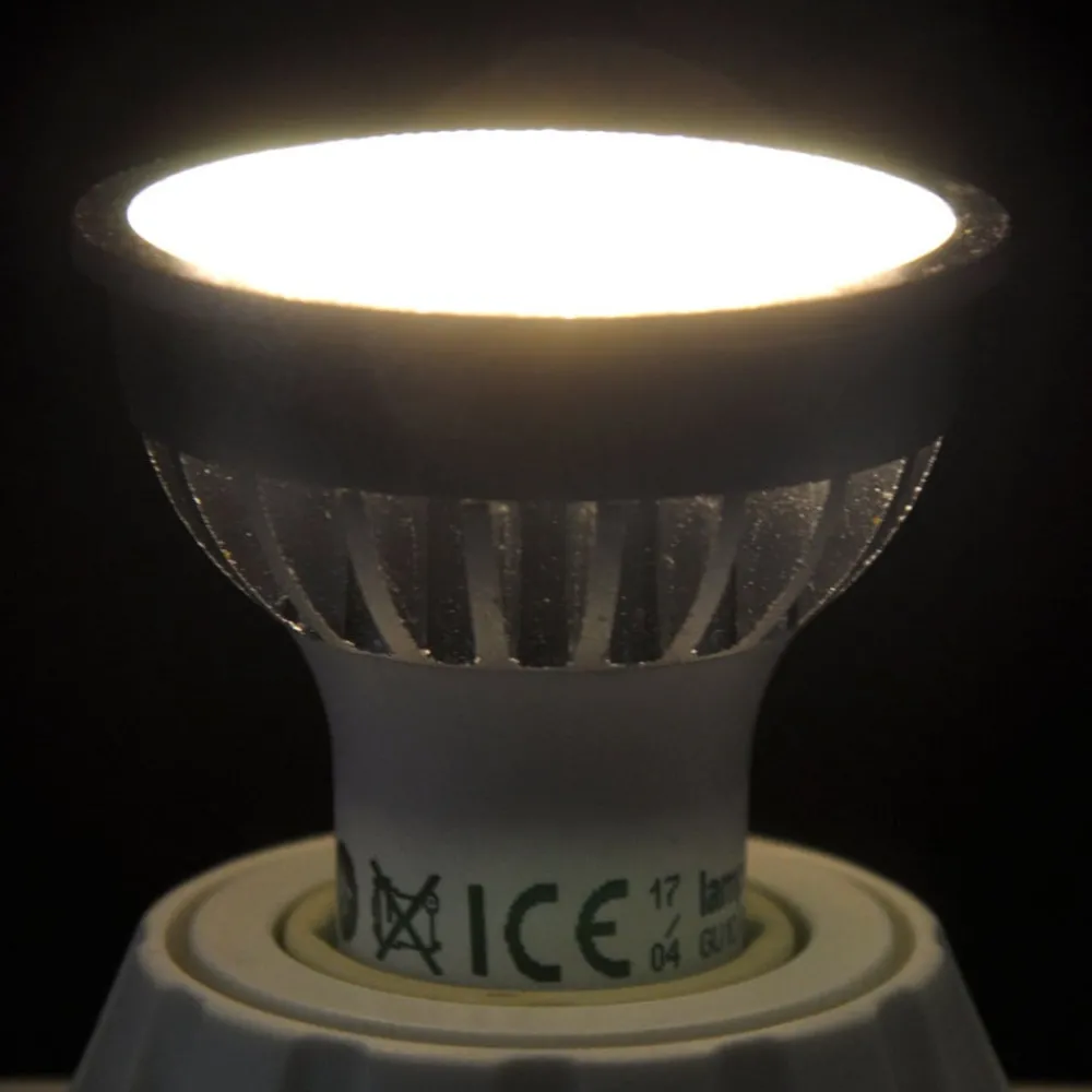 Led Pærer ^ Lindby LED-reflektor GU10 5 W klar 3.000 K 55° sæt med 3 stk