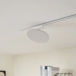 Lindby Skinnesystem > LED-skinnelampe Lumaro, hvid, aluminium, 48V, dæmpbar