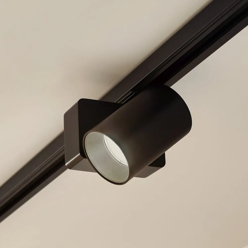 Lindby Skinnesystem > LED-skinnespot Linaro/Brinja, sort, 1-faset