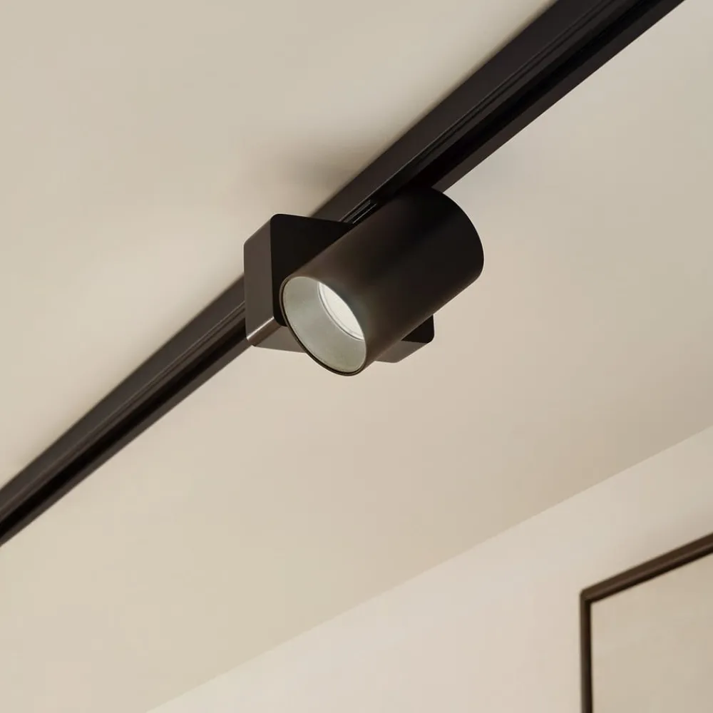 Lindby Skinnesystem > LED-skinnespot Linaro/Brinja, sort, 1-faset