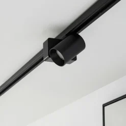 Lindby Skinnesystem > LED-skinnespot Linaro/Brinja, sort, 1-faset