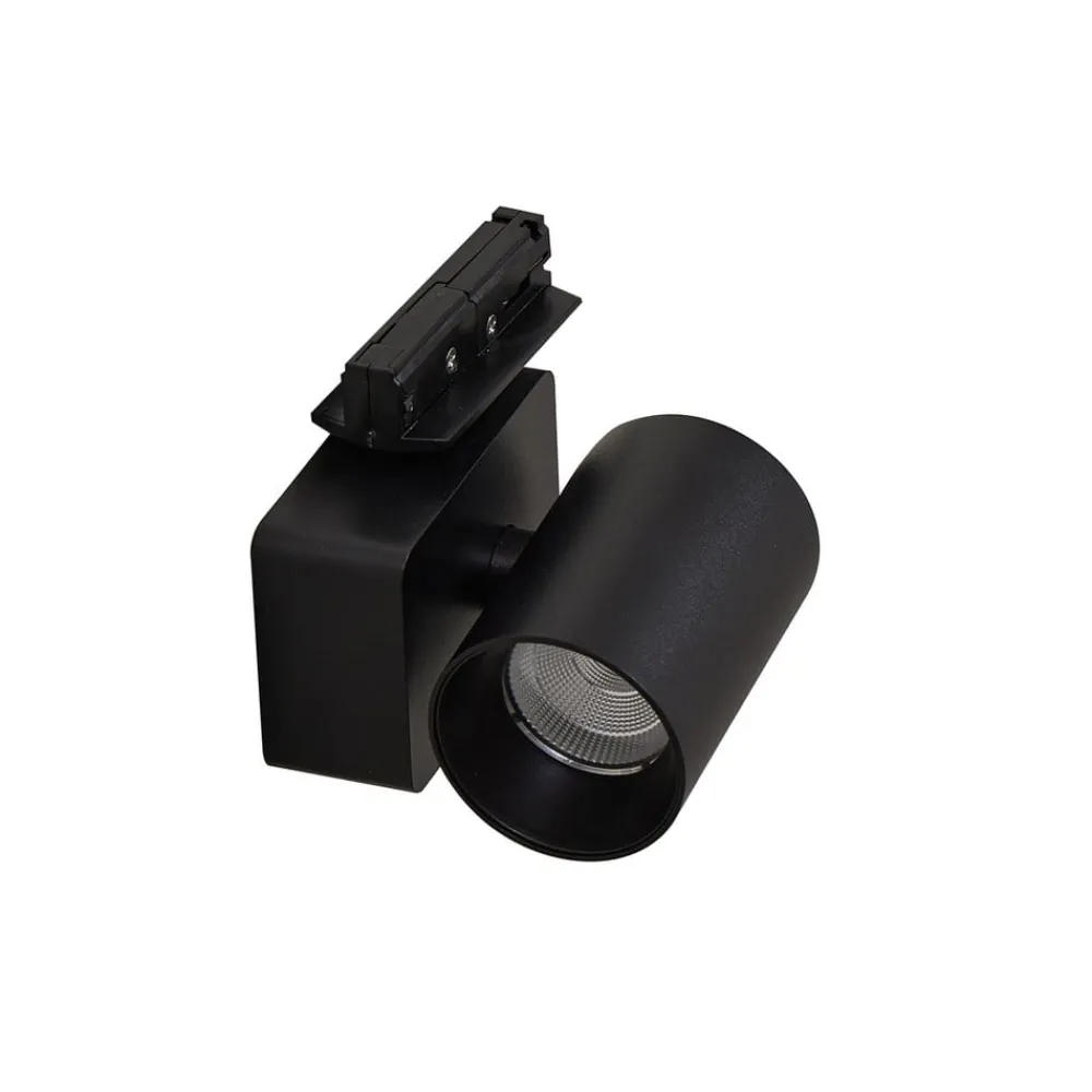 Lindby Skinnesystem > LED-skinnespot Linaro/Brinja, sort, 1-faset