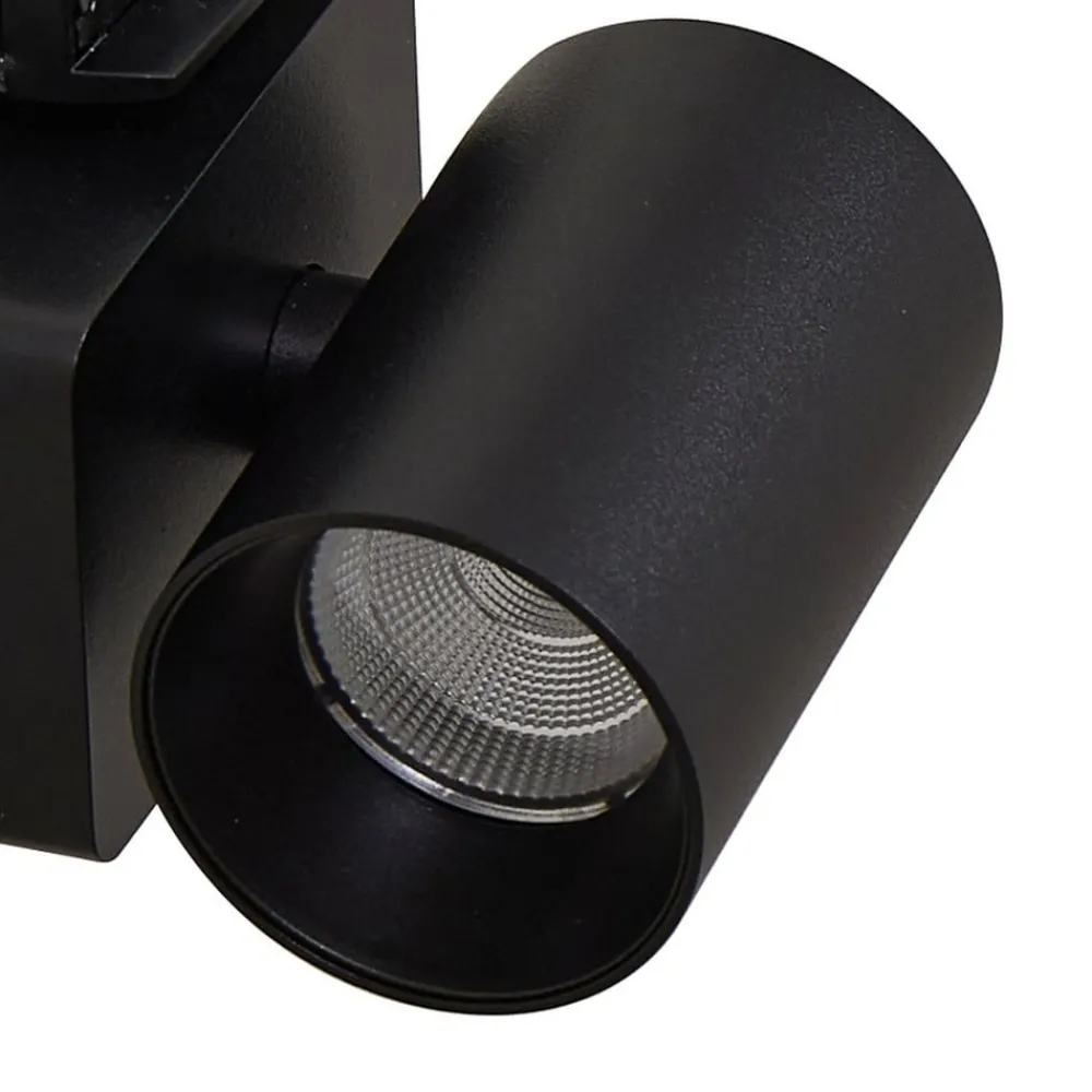 Lindby Skinnesystem > LED-skinnespot Linaro/Brinja, sort, 1-faset