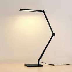 Lindby Arbejdsrum/Kontor|Bordlamper > LED-skrivebordslampe Antisa, sort, CCT, dæmpbar