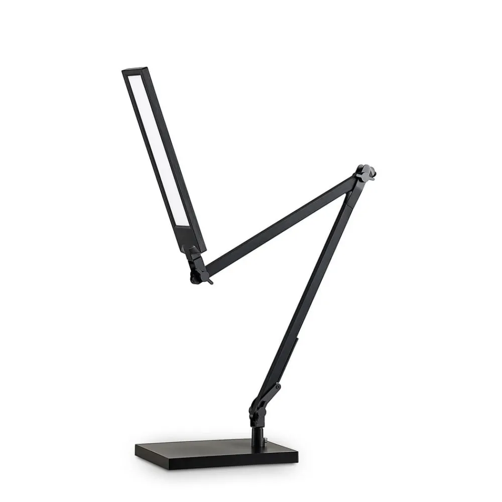 Lindby Arbejdsrum/Kontor|Bordlamper > LED-skrivebordslampe Antisa, sort, CCT, dæmpbar