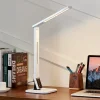 Lindby Arbejdsrum/Kontor|Bordlamper > LED-skrivebordslampe Eleni, hvid, CCT, dæmpbar