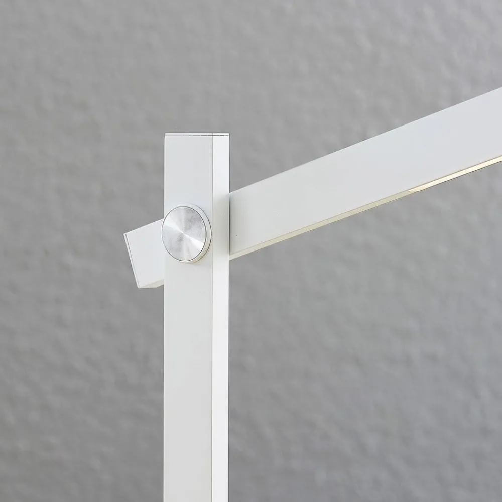 Arbejdsrum/Kontor|Bordlamper ^ Lindby LED-skrivebordslampe Loretta, højde 43 cm, hvid, CCT