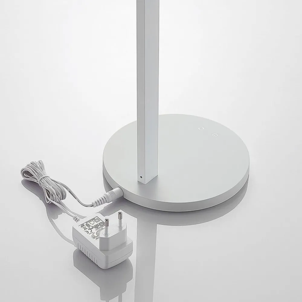 Arbejdsrum/Kontor|Bordlamper ^ Lindby LED-skrivebordslampe Loretta, højde 43 cm, hvid, CCT