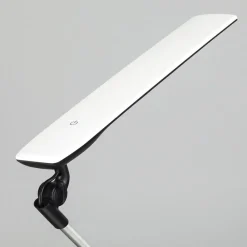 Arbejdsrum/Kontor|Bordlamper ^ Lindby LED-skrivebordslampe Felipe, sort, klemmefod
