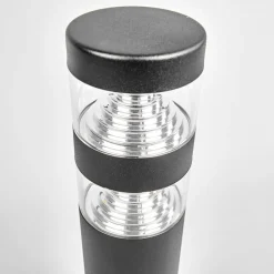 Lindby Terrassebelysning|Sokkellamper > LED-sokkellampe Lanea, 40 cm, sort, stål, IP44