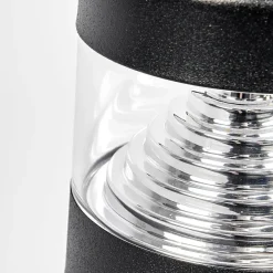 Lindby Terrassebelysning|Sokkellamper > LED-sokkellampe Lanea, 40 cm, sort, stål, IP44