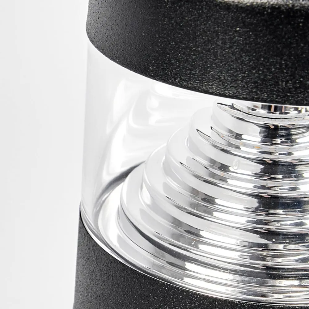Lindby Terrassebelysning|Sokkellamper > LED-sokkellampe Lanea, 40 cm, sort, stål, IP44