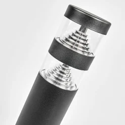 Lindby Terrassebelysning|Sokkellamper > LED-sokkellampe Lanea, 40 cm, sort, stål, IP44