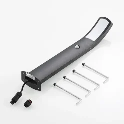 Lindby Sokkellamper Med Sensor|Gadebelysning Med Sensor > LED-sokkellampe Moshe, 60 cm, antracit, sensor