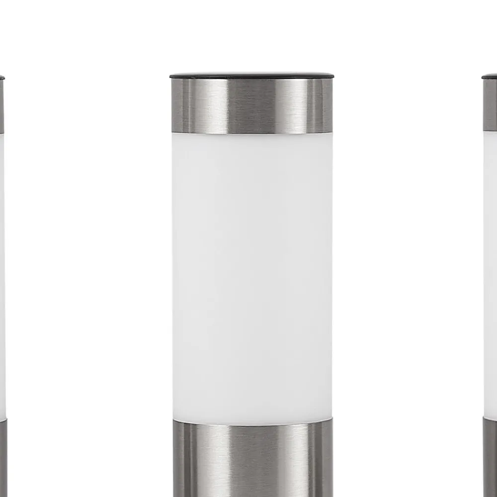 Lindby Solcellelamper|Sokkellamper > LED-sokkellampe, sæt med 4, jordspyd, 31 cm, IP44