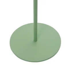 Solcellelamper ^ Lindby LED-solcellegulvlampe Hilario, grøn, jern, genopladeligt batteri